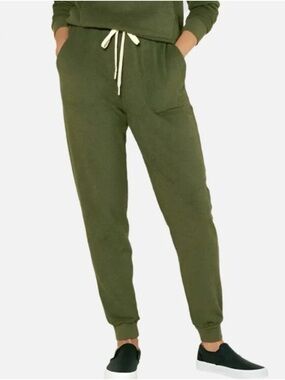 Outerknown High Tide Women’s Organic Cotton Sweatpants in Mangrove Small NWT